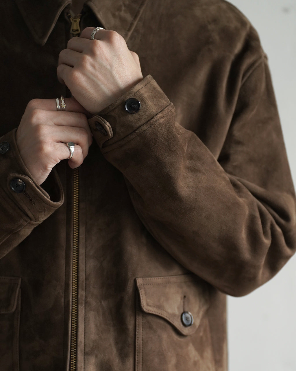 Goat Suede Sports Jacket KS26FJK03