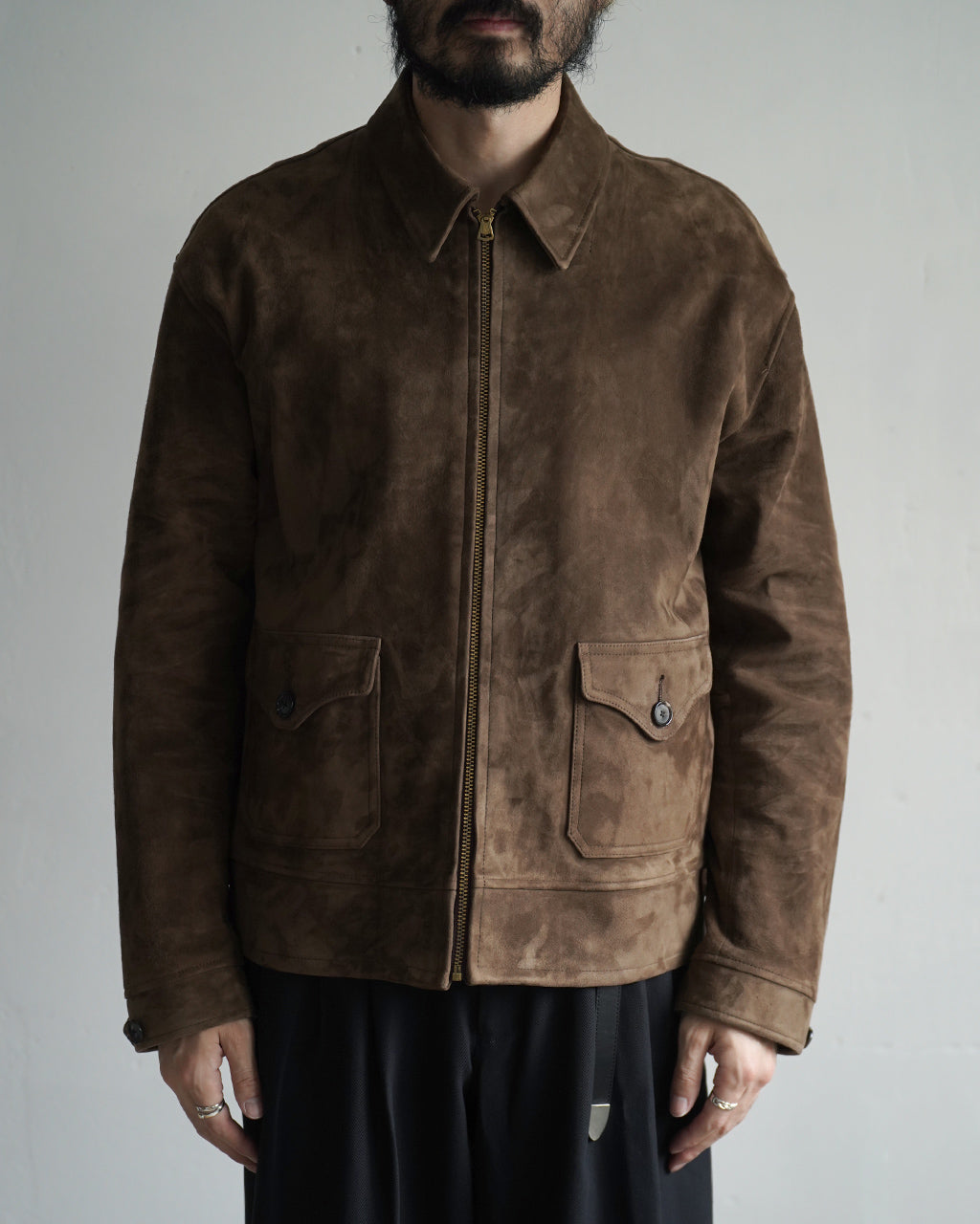 Goat Suede Sports Jacket KS26FJK03