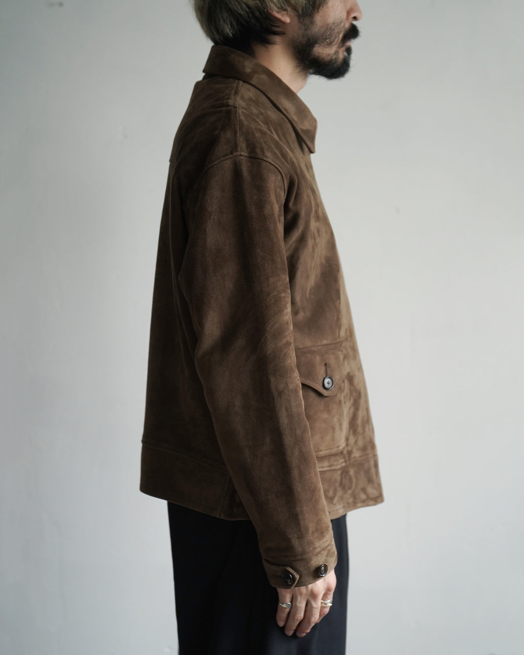Goat Suede Sports Jacket KS26FJK03