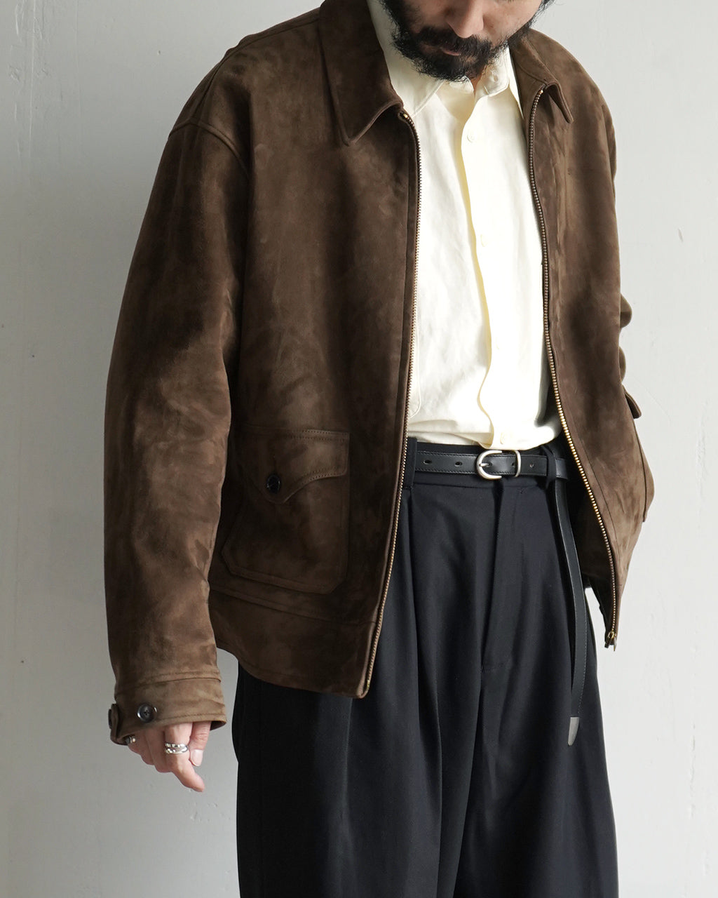 Goat Suede Sports Jacket KS26FJK03