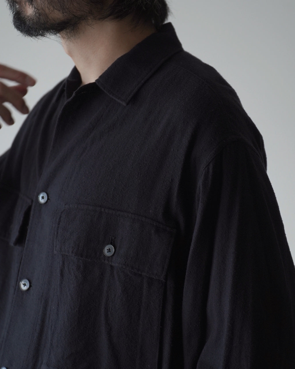 Silk Flannel Field Shirt Jacket KS26FSH06