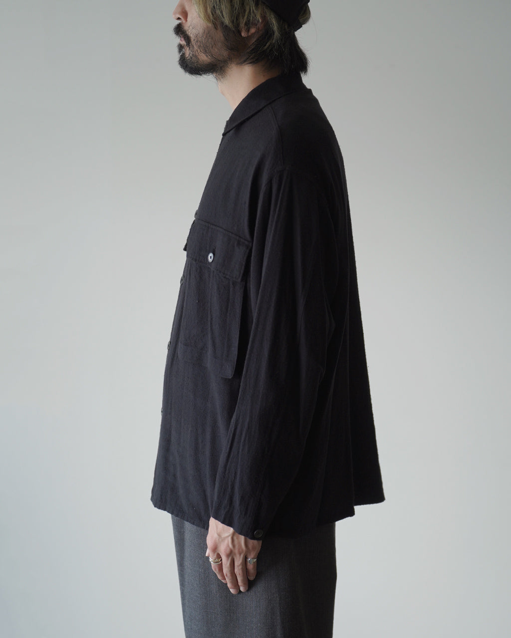 Silk Flannel Field Shirt Jacket KS26FSH06