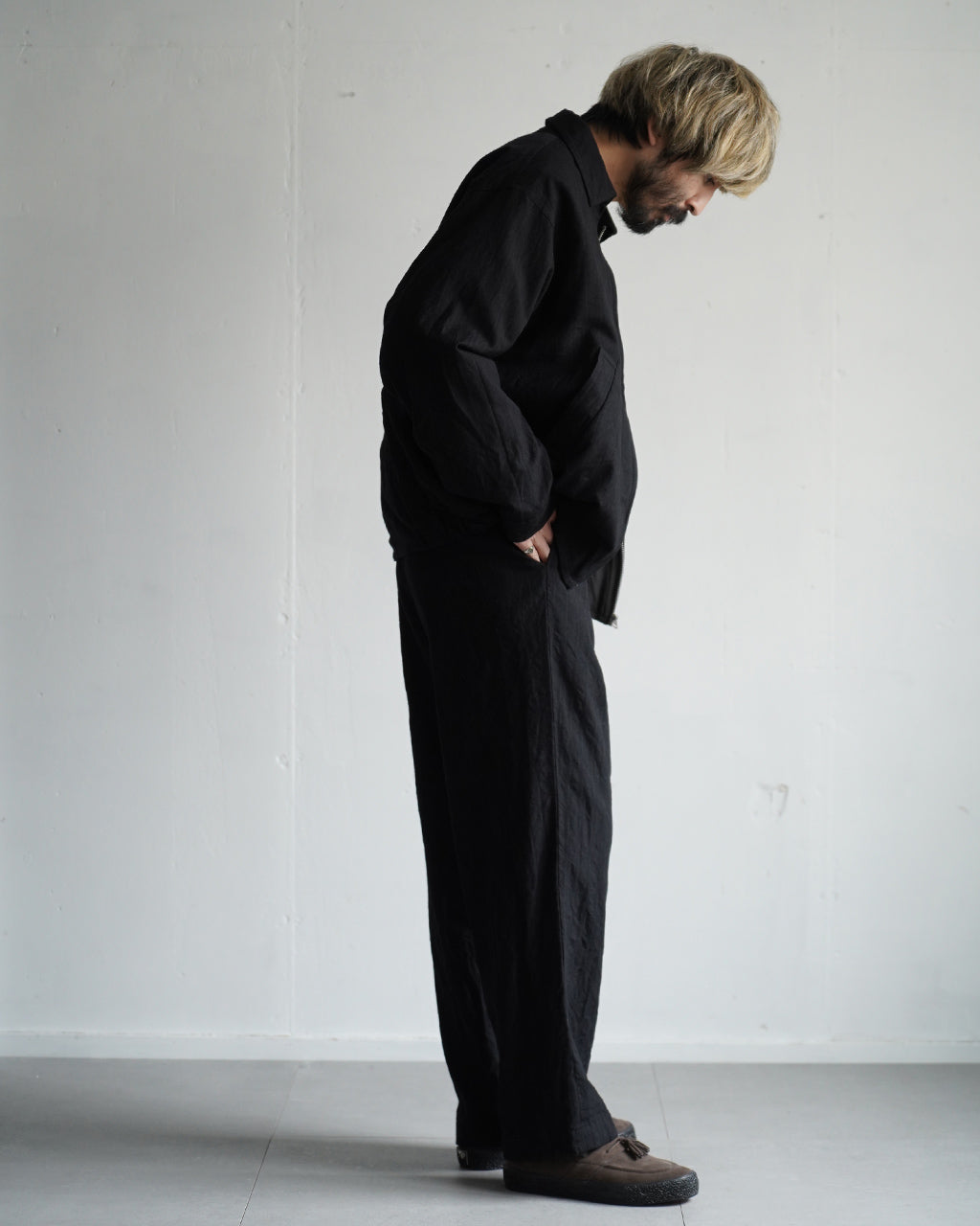 Wool Stripe Easy Trousers KS26FPT16