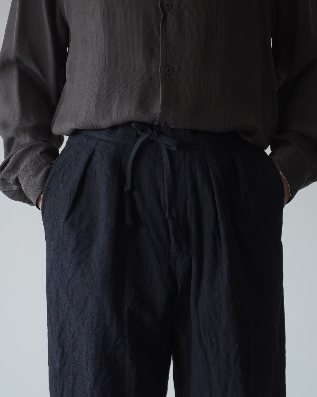 Wool Stripe Easy Trousers KS26FPT16