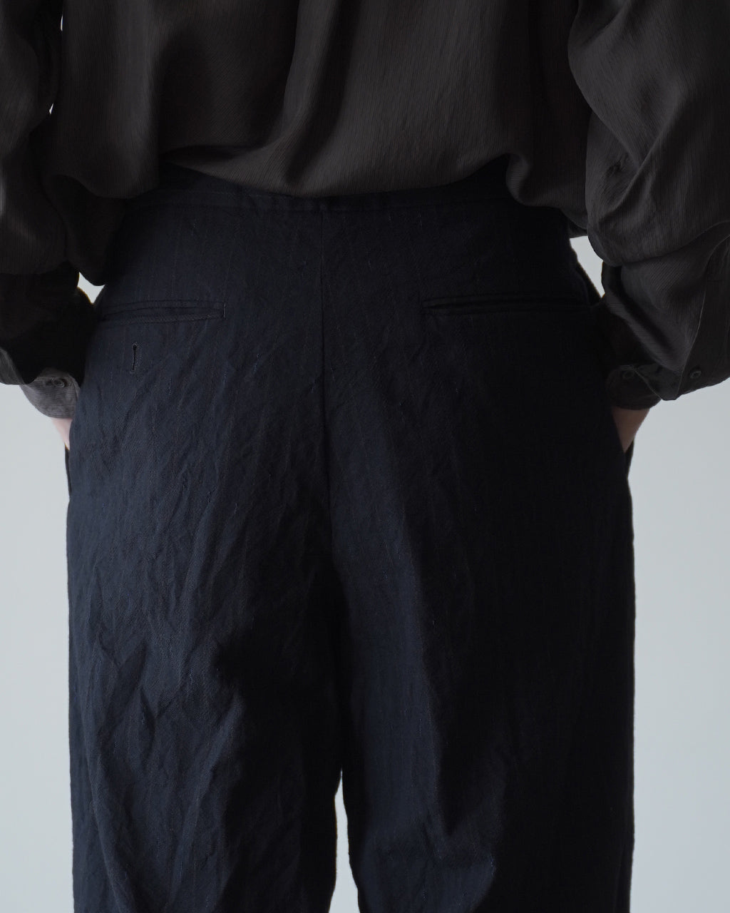 Wool Stripe Easy Trousers KS26FPT16