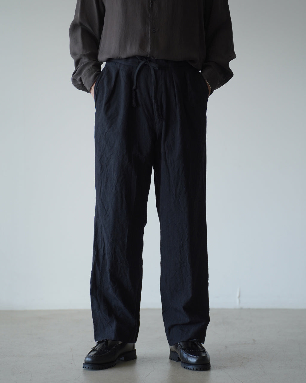 Wool Stripe Easy Trousers KS26FPT16