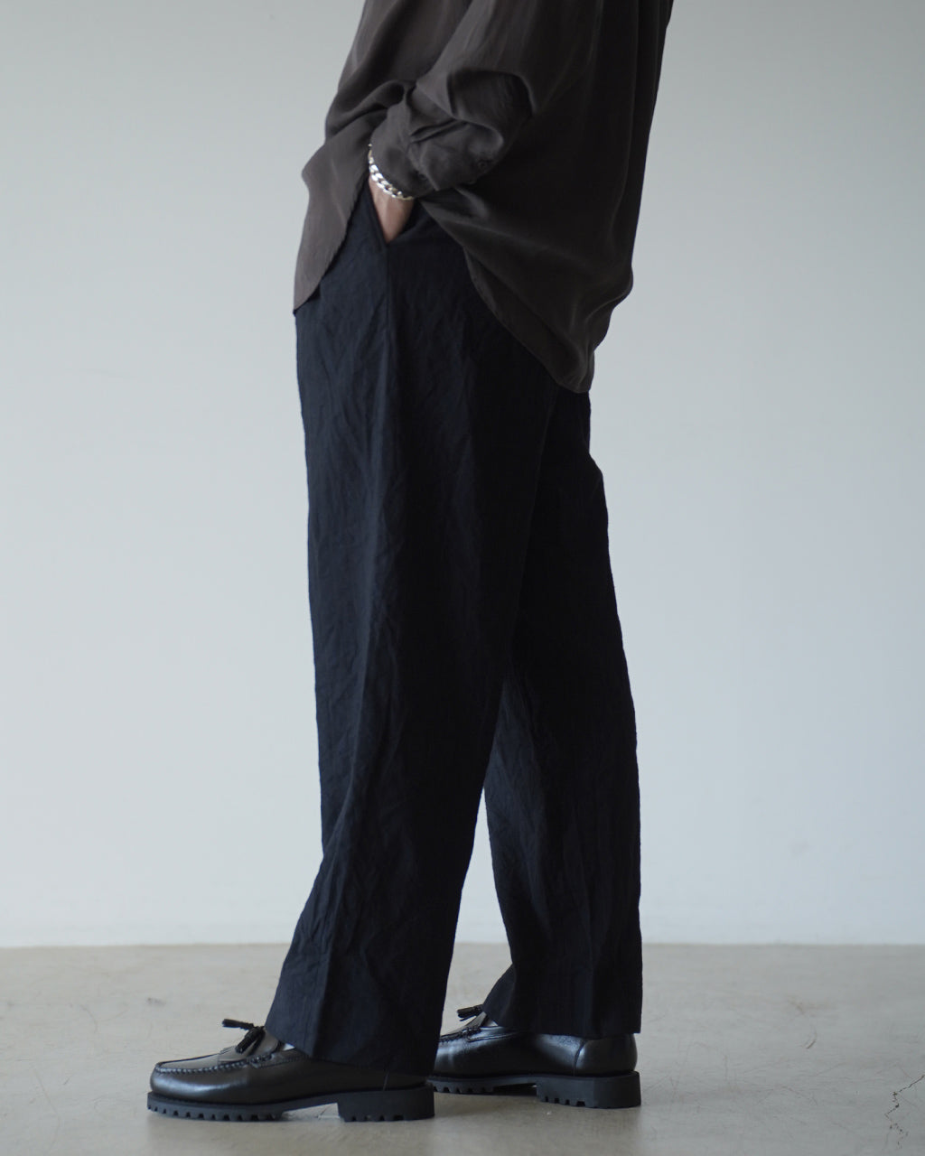 Wool Stripe Easy Trousers KS26FPT16