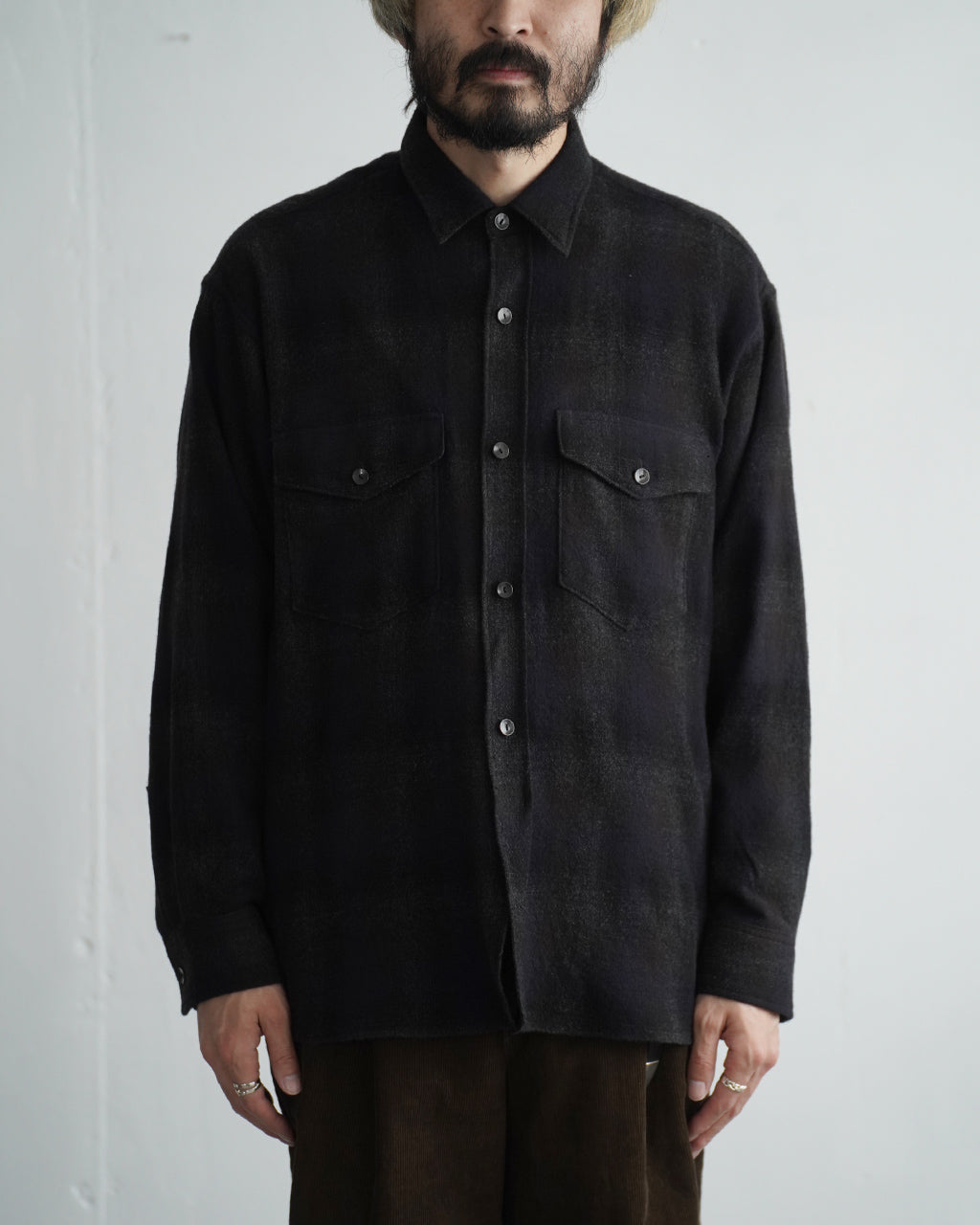 Alpaca Wool 2Pockets Shirt KS26FSH11