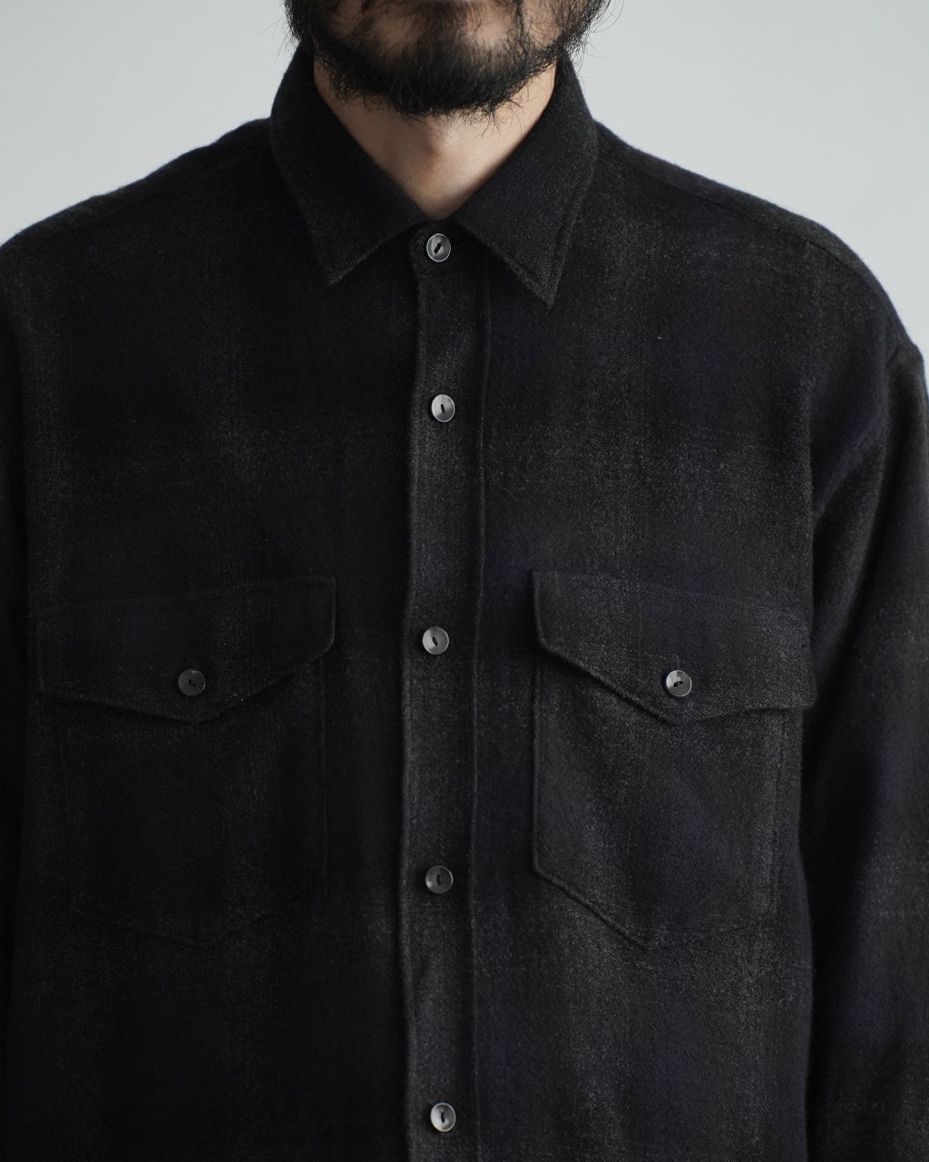 Alpaca Wool 2Pockets Shirt KS26FSH11
