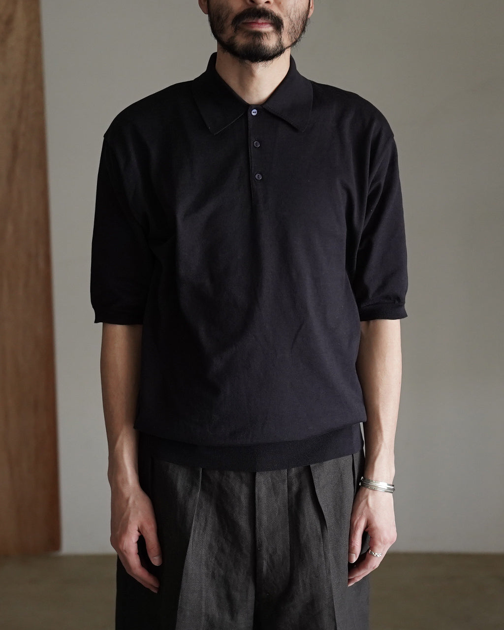 Cotton Knit Poloshirt KS26SKN08