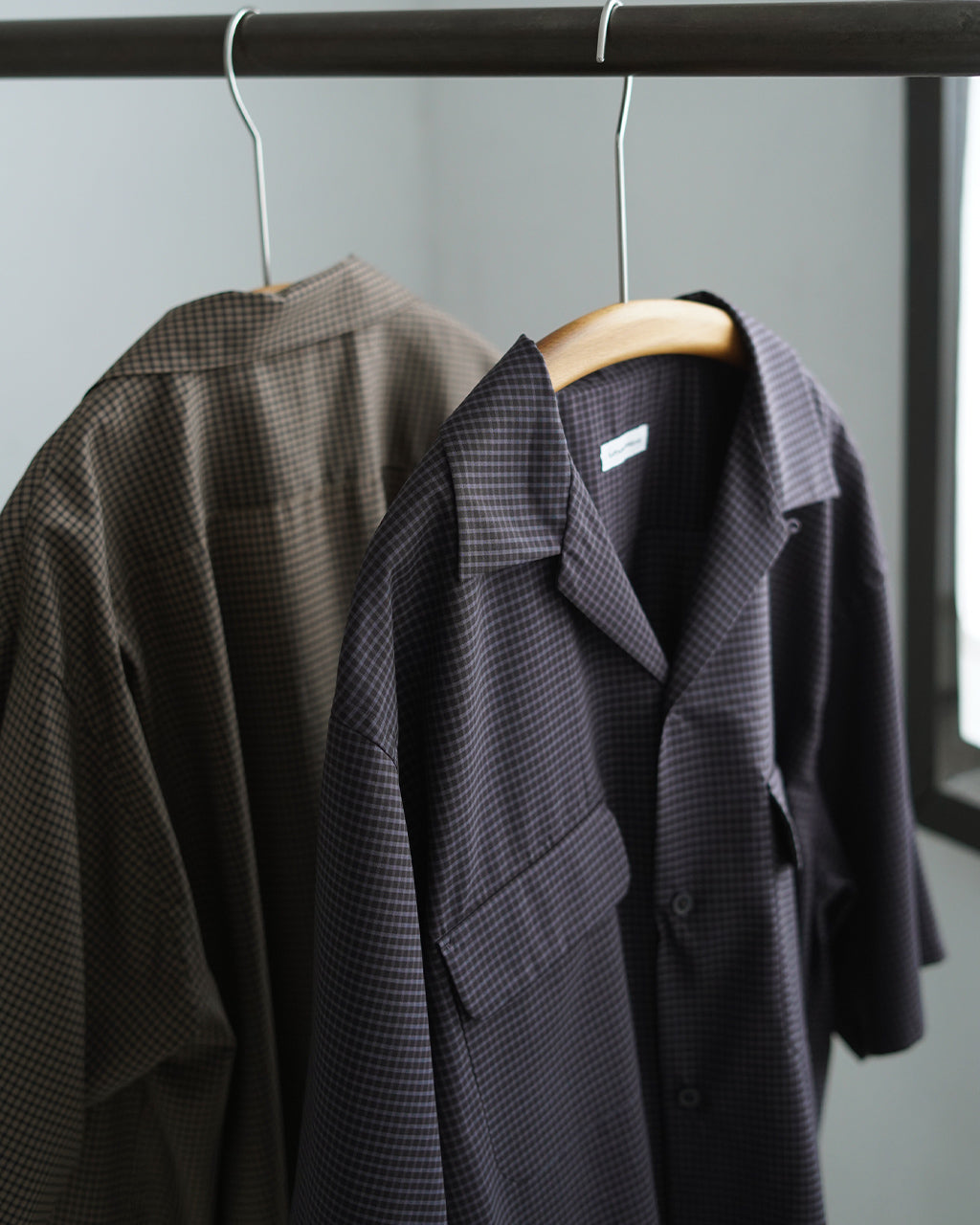 KAPTAIN SUNSHINE Summer Wool Open Collar SS Shirt シャツ ウール チェック|Crouka(クローカ)