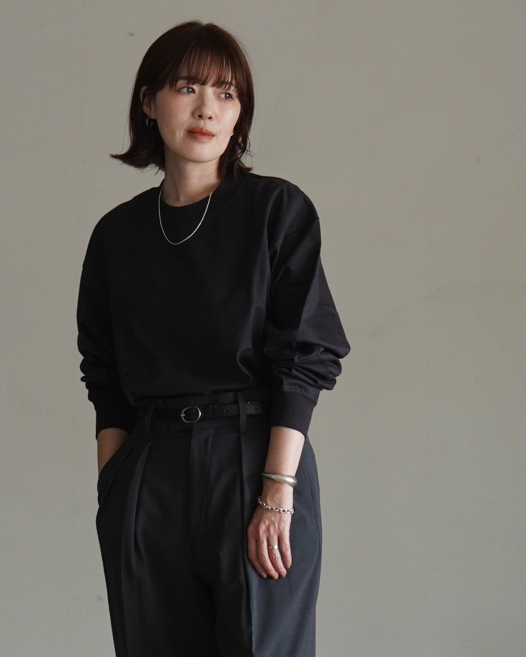 | point×10 | Suvin Supima Tube L/S Tee Heavy KSBSCS01