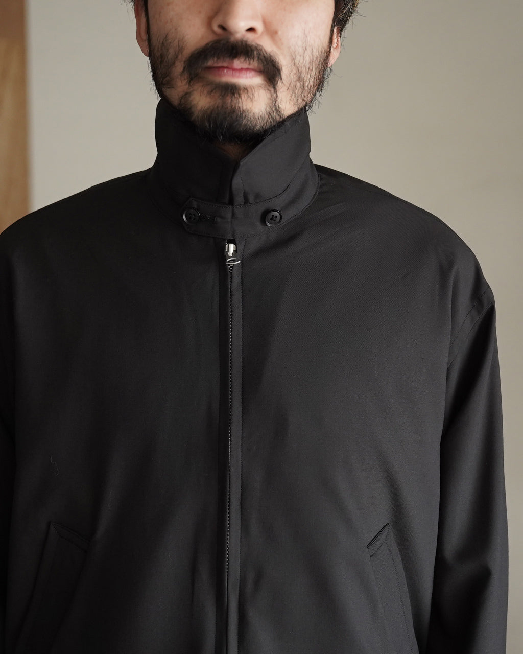 Wool Poplin Zip Blouson KS26SJK09