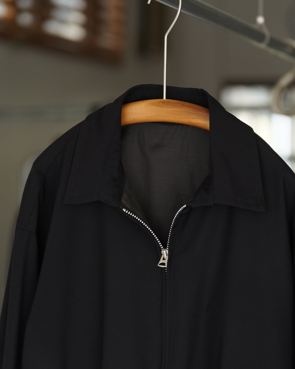 Wool Poplin Zip Blouson KS26SJK09