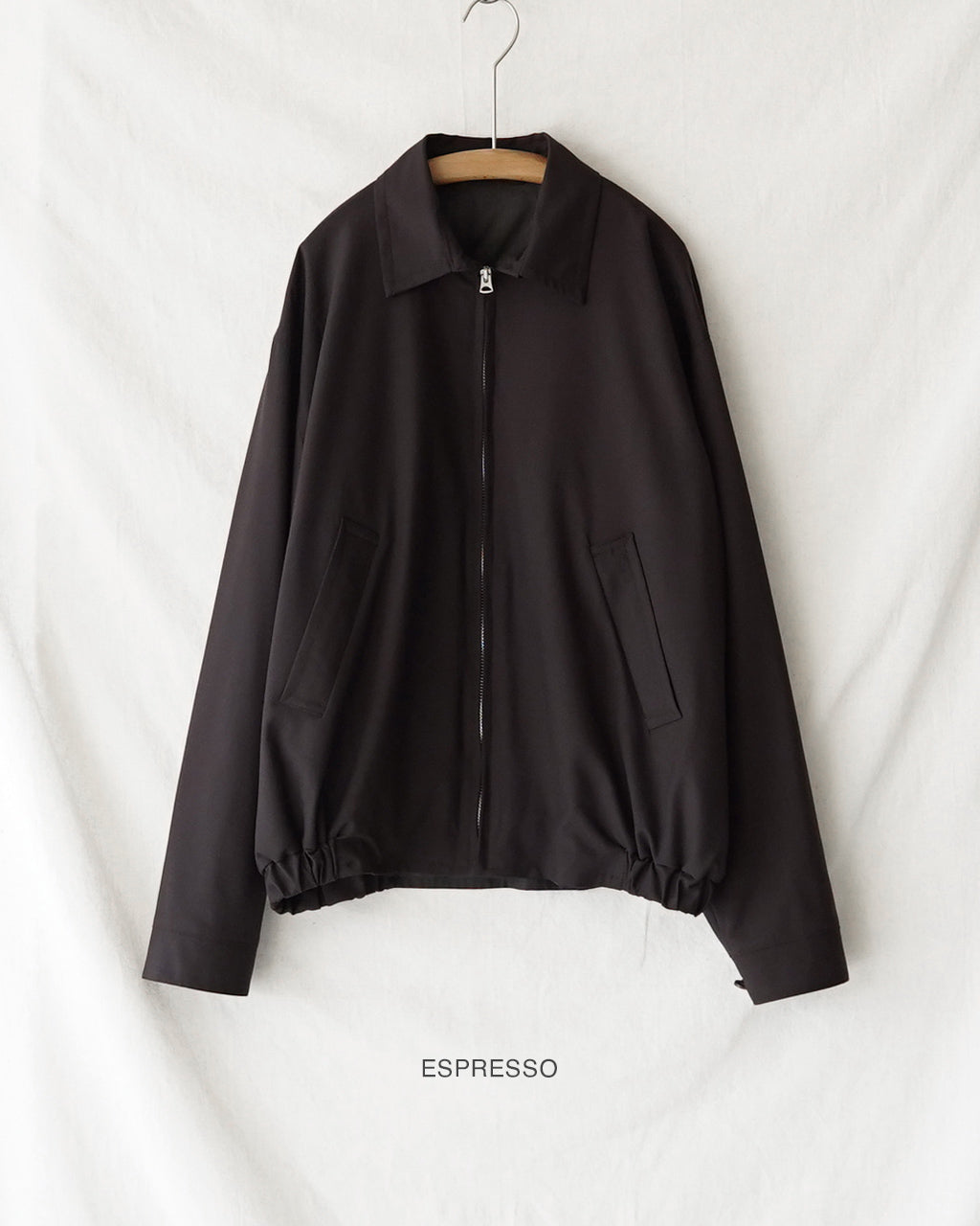 Wool Poplin Zip Blouson KS26SJK09