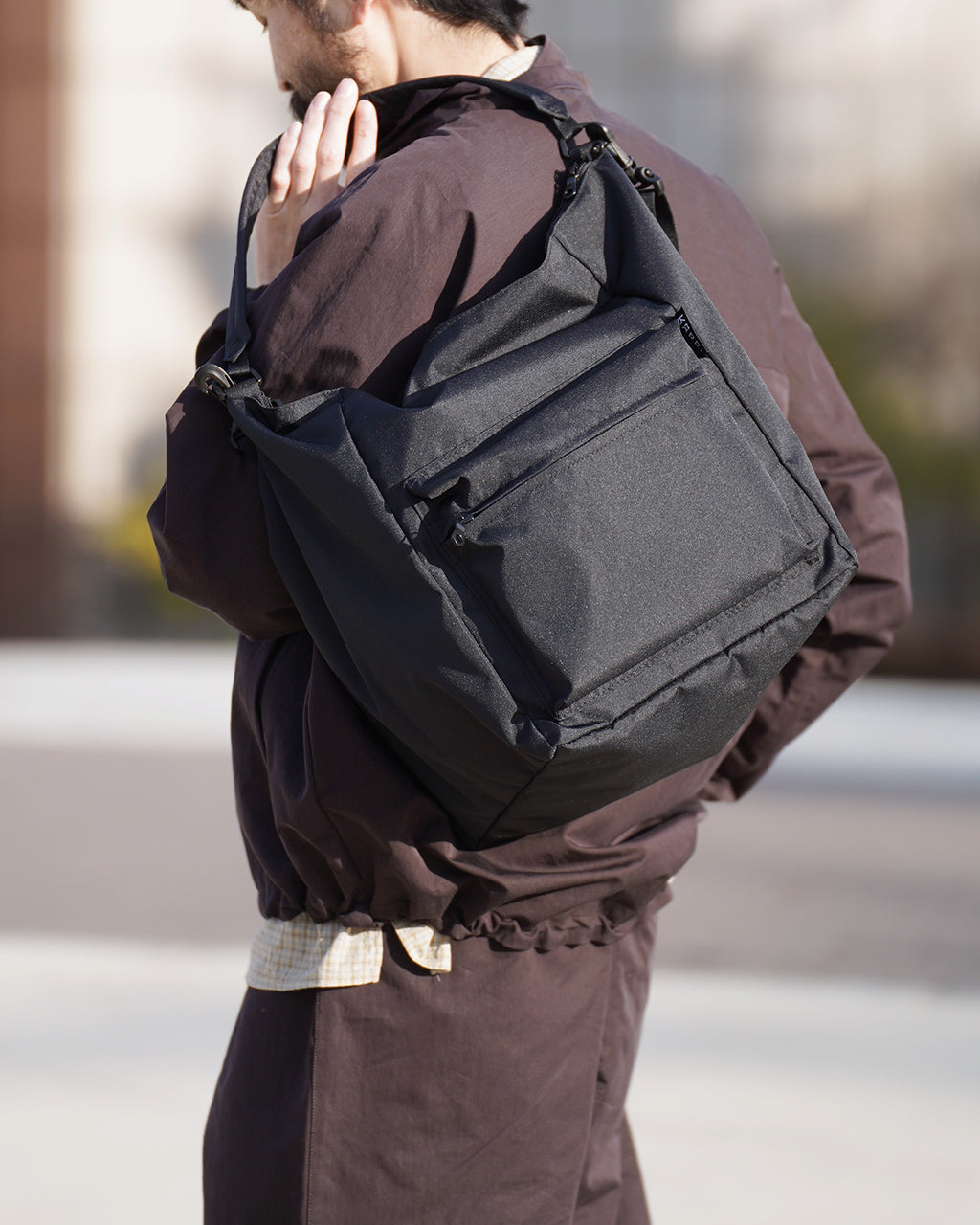 2WAY SHOULDER BAG【M】 K008-M-BL