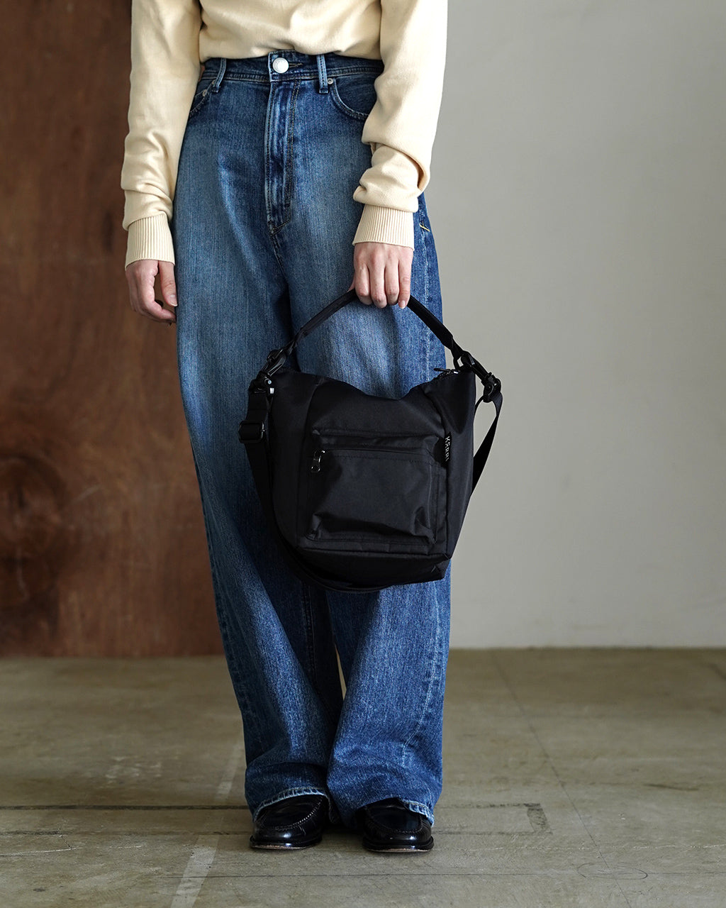 RECYCLED CORDURA POLYESTER 2WAY SHOULDER 【S】 K008-S-BL