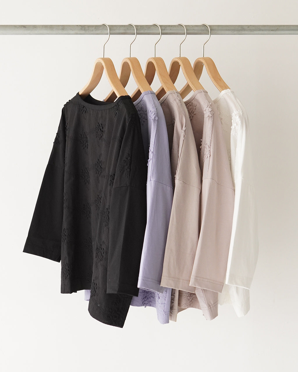 【週末限定!対象アイテム10%OFF】KELEN ケレン フラワーレースプルオーバー ""LOU"" ボートネック カットソー 七分袖 花柄 LKL25HBL2204【送料無料】