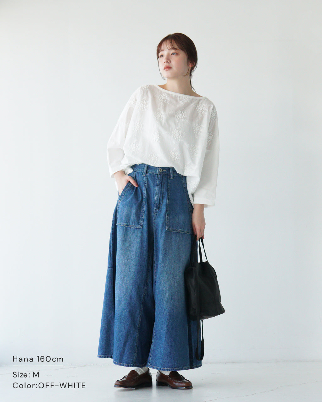 【週末限定!対象アイテム10%OFF】KELEN ケレン フラワーレースプルオーバー ""LOU"" ボートネック カットソー 七分袖 花柄 LKL25HBL2204【送料無料】