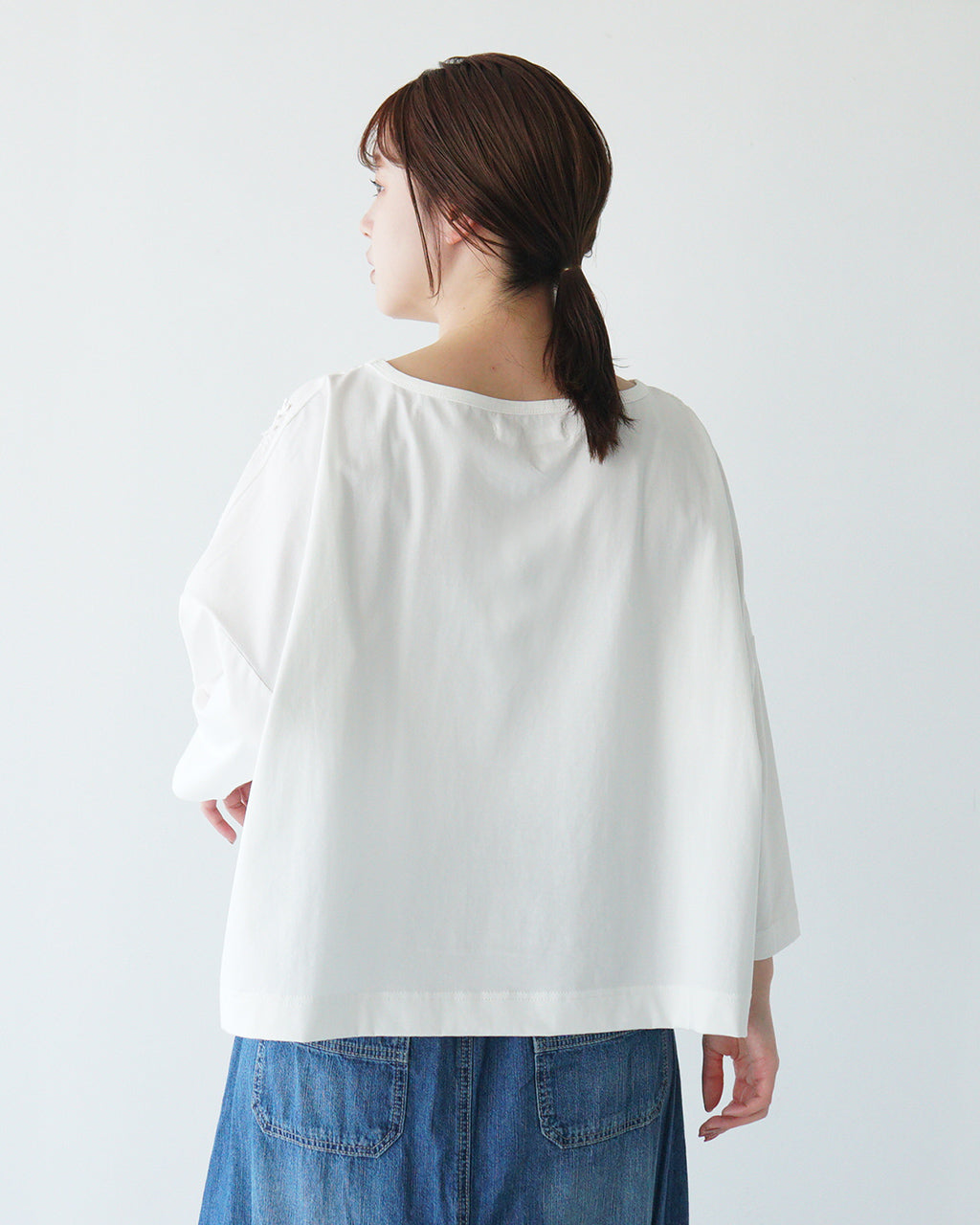 【週末限定!対象アイテム10%OFF】KELEN ケレン フラワーレースプルオーバー ""LOU"" ボートネック カットソー 七分袖 花柄 LKL25HBL2204【送料無料】