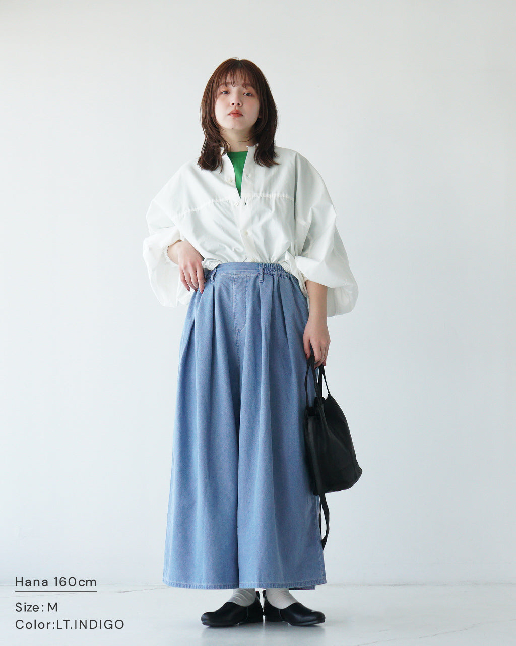 【週末限定!対象アイテム10%OFF】KELEN ケレン クールデニム タックデザイン ワイドパンツ ""SONUN"" 接触冷感 ガウチョ フレア イージーパンツ LKL25HPT2087【送料無料】