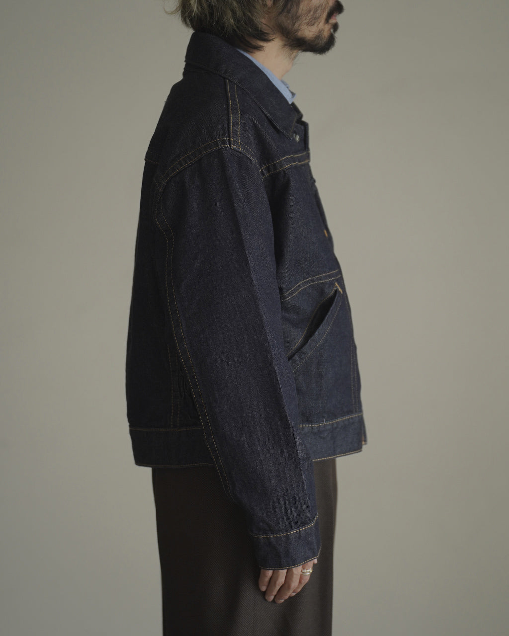 DINNER JEAN JACKET (WASHED) KZF6-06-1