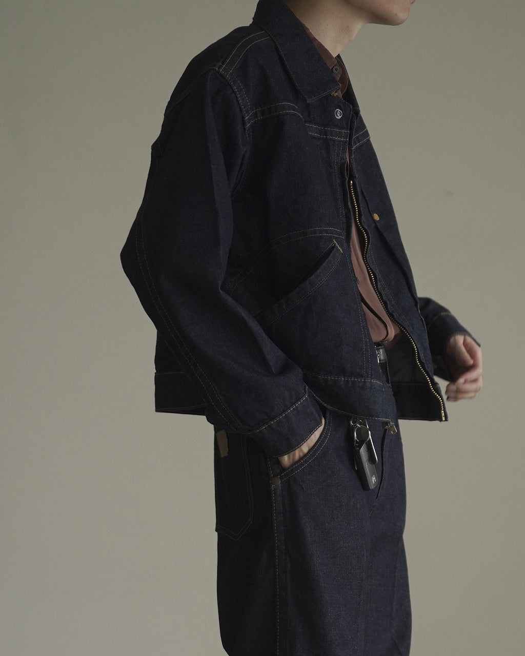 DINNER JEAN JACKET (WASHED) KZF6-06-1