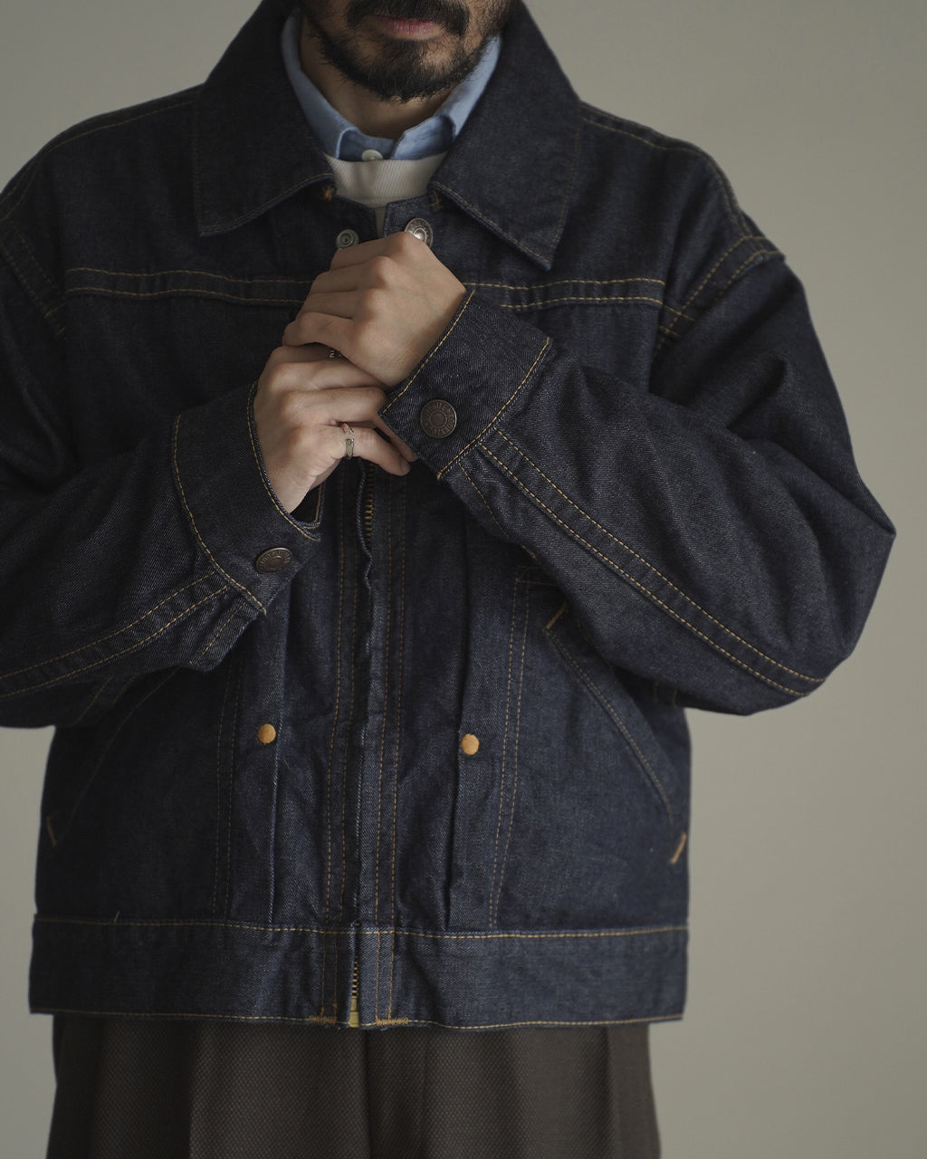 DINNER JEAN JACKET (WASHED) KZF6-06-1