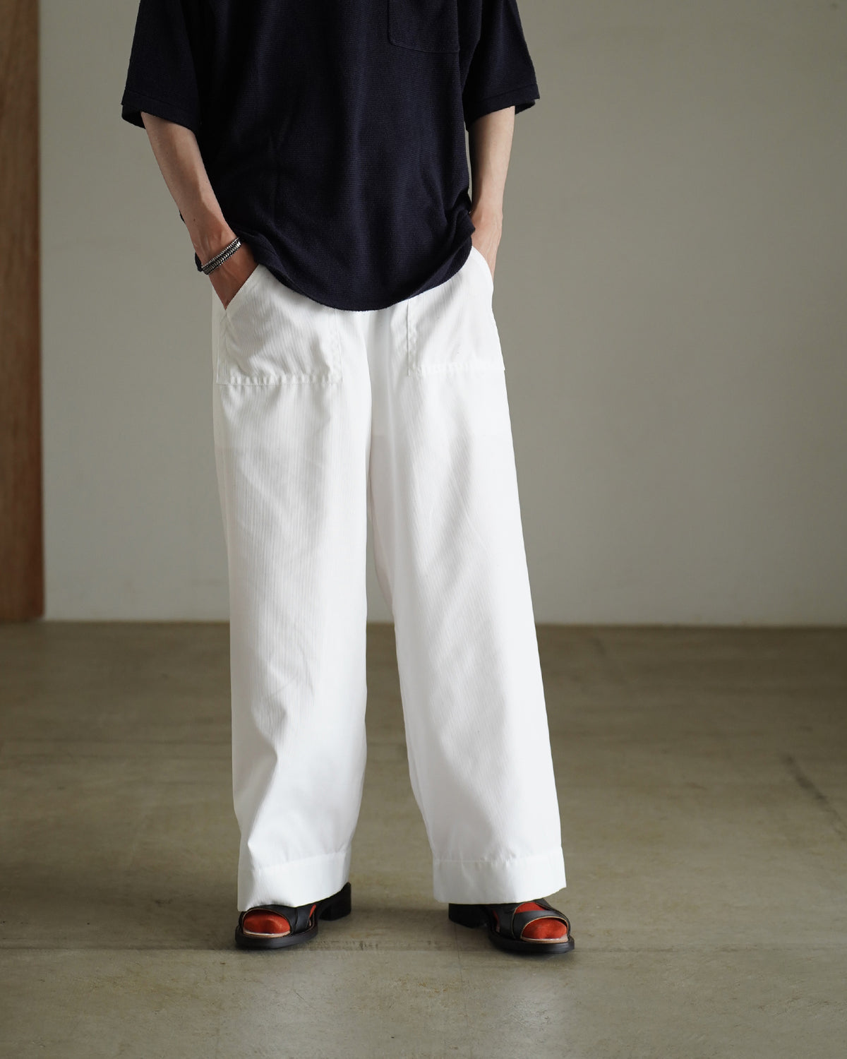 KOOKY ZOO JUVENILE EASY PANTS ジュブナイル イージーパンツ ホワイト 