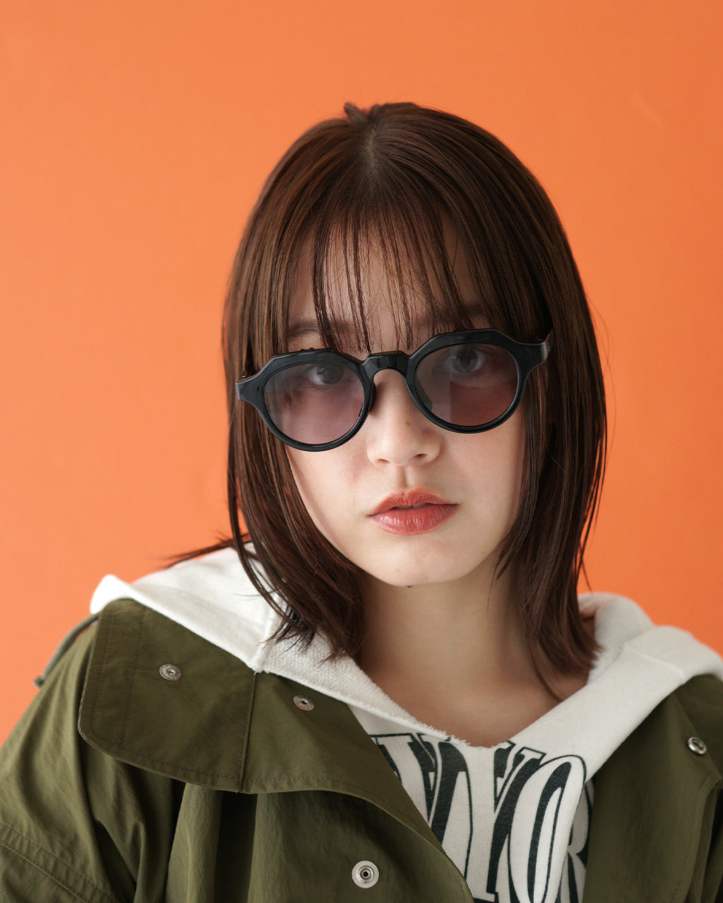 LAIDBACK by NEW. 레이드 백 바이 뉴 크라운 팬트 플립 업 선글라스 안경 다테 안경 컬러 렌즈 LB-5【쿠폰 대상외】【무료우송】