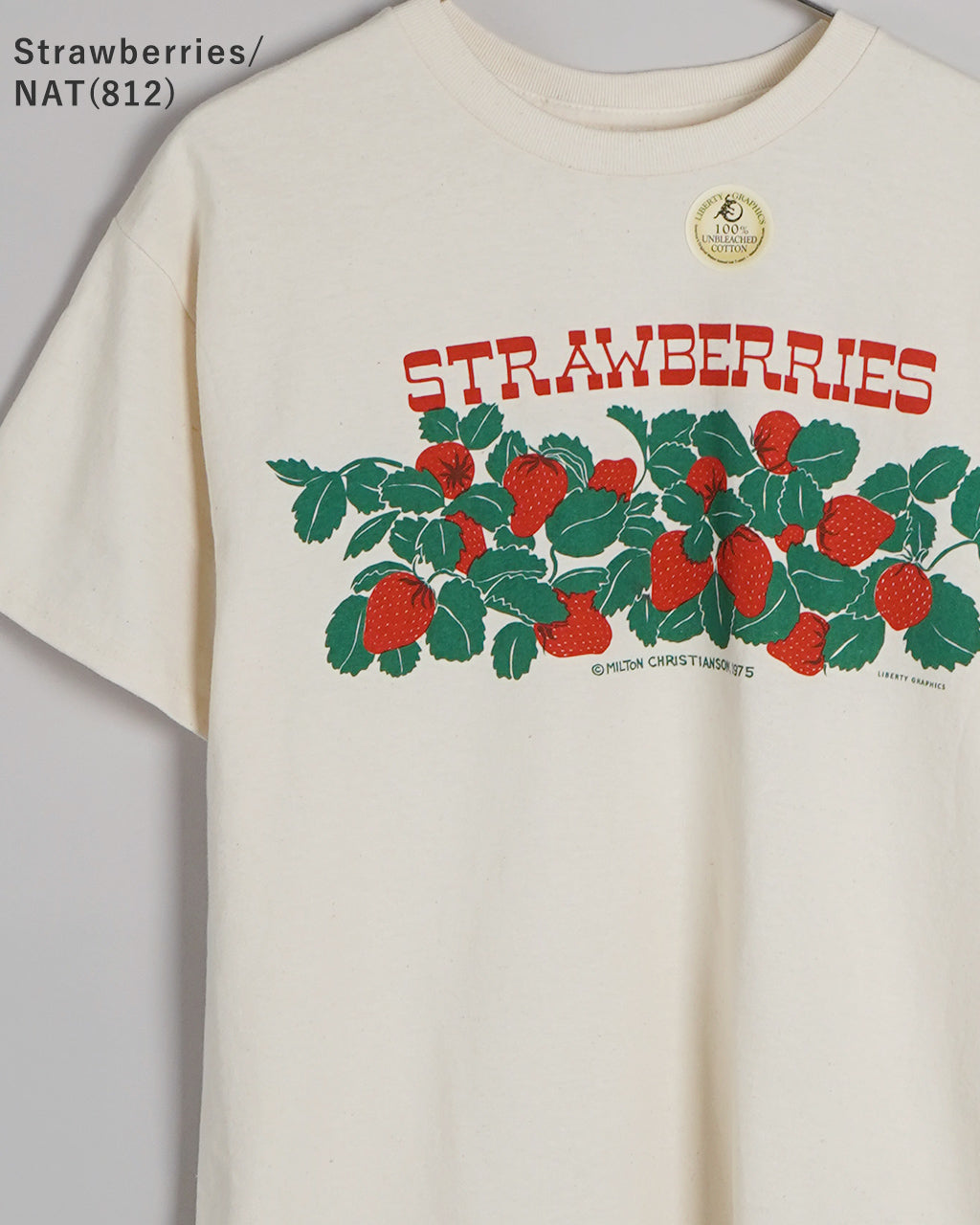 LIBERTY GRAPHICS リバティーグラフィックス 半袖Tシャツ グラフィックT クルーネック 天文学 宇宙 自然 植物 花 コットン 丸胴 カットソー
