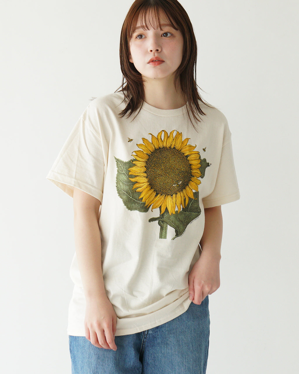 LIBERTY GRAPHICS リバティーグラフィックス 半袖Tシャツ グラフィックT クルーネック 天文学 宇宙 自然 植物 花 コットン 丸胴 カットソー