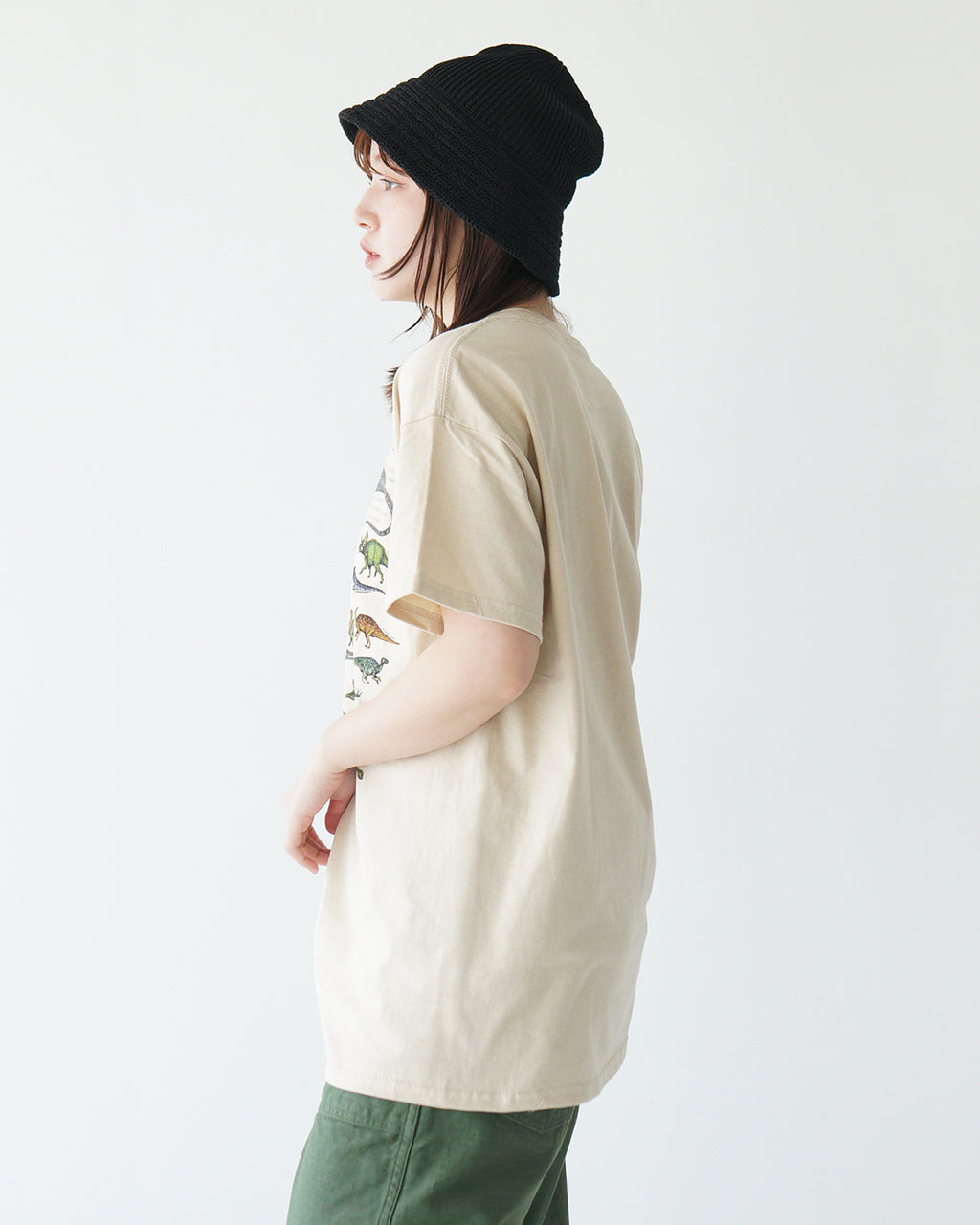 LIBERTY GRAPHICS リバティーグラフィックス 半袖Tシャツ グラフィックT クルーネック 動物 アニマル 恐竜 コットン 丸胴 カットソー