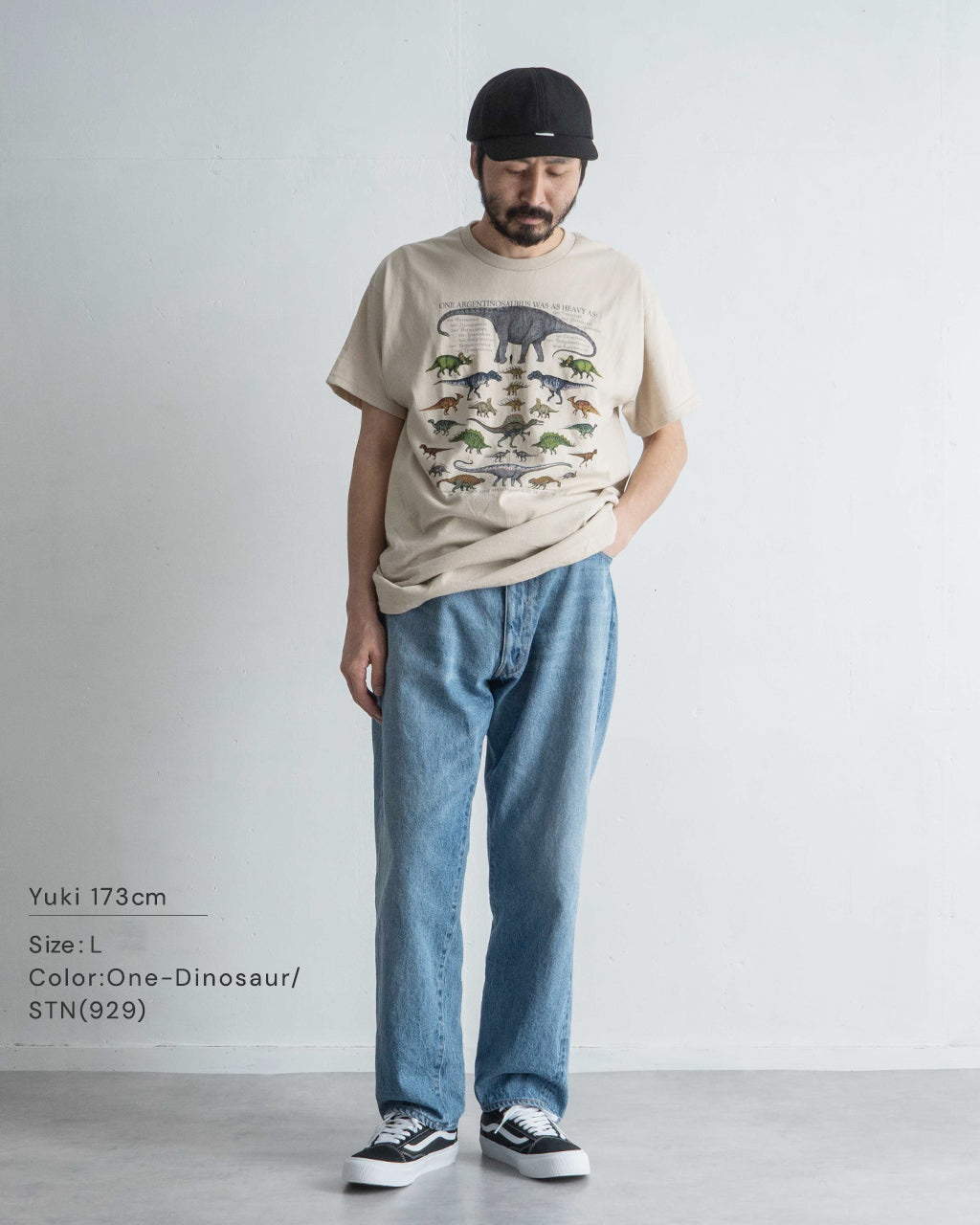 LIBERTY GRAPHICS リバティーグラフィックス 半袖Tシャツ グラフィックT クルーネック 動物 アニマル 恐竜 コットン 丸胴 カットソー