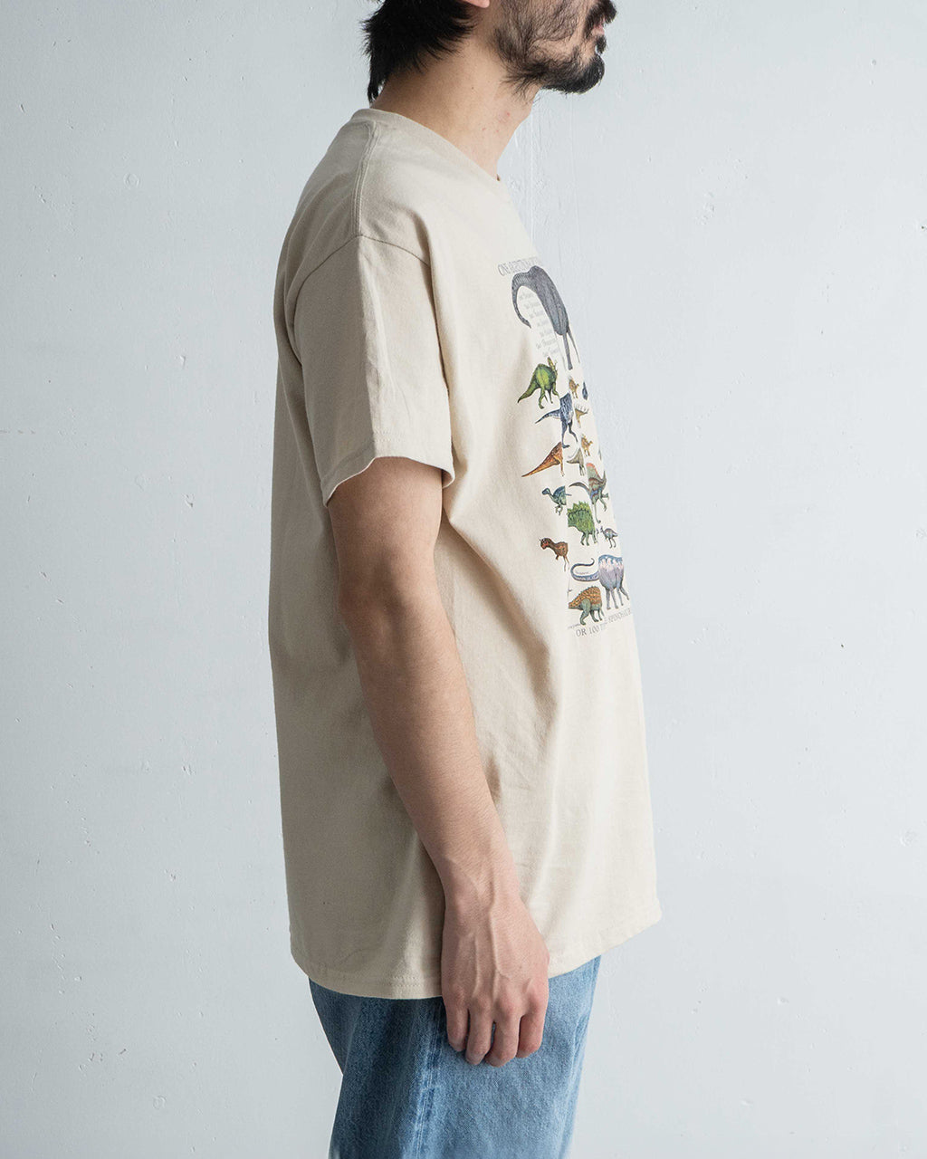 LIBERTY GRAPHICS リバティーグラフィックス 半袖Tシャツ グラフィックT クルーネック 動物 アニマル 恐竜 コットン 丸胴 カットソー