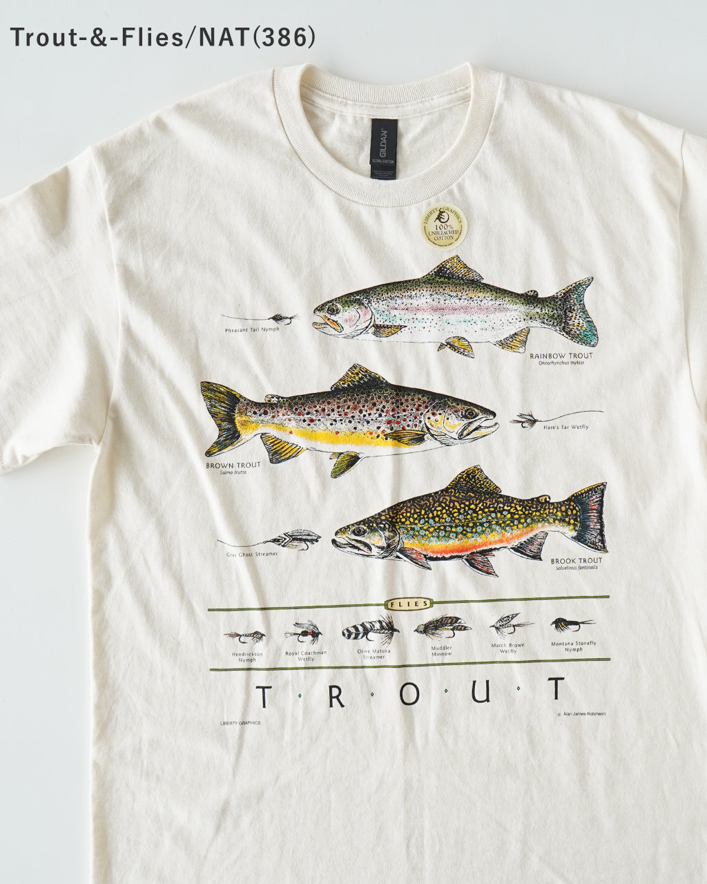 LIBERTY GRAPHICS リバティーグラフィックス 半袖Tシャツ グラフィックT クルーネック 動物 アニマル 恐竜 コットン 丸胴 カットソー