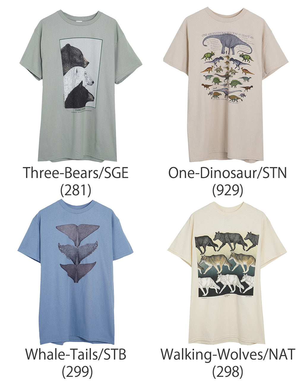 LIBERTY GRAPHICS リバティーグラフィックス 半袖Tシャツ グラフィックT クルーネック 動物 アニマル 恐竜 コットン 丸胴 カットソー