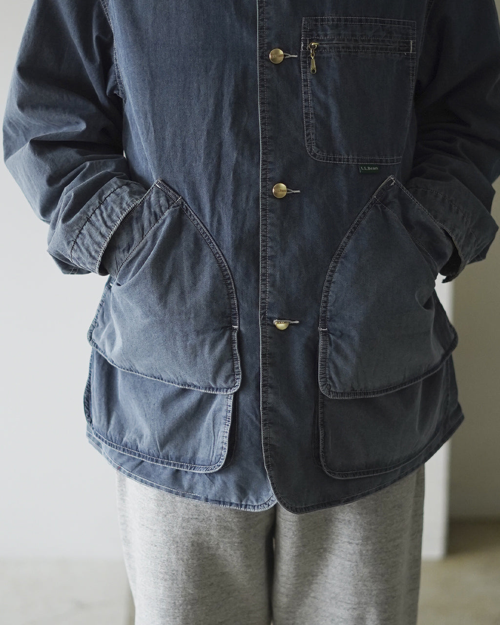 Bean's Field Coat Insulated Indigo 5575-2043