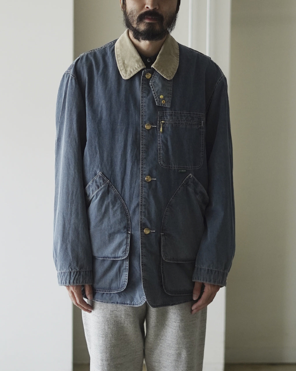 Bean's Field Coat Insulated Indigo 5575-2043