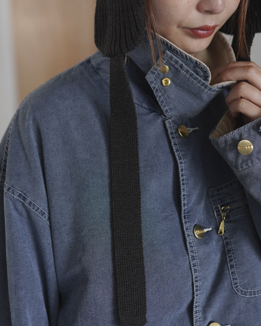 Bean's Field Coat Insulated Indigo 5575-2143