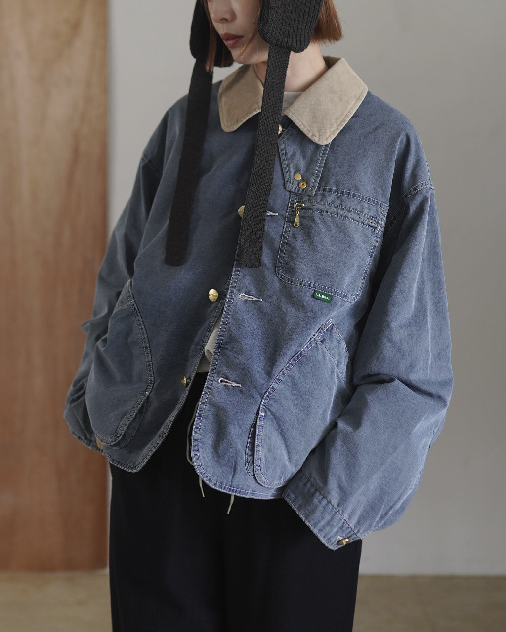 Bean's Field Coat Insulated Indigo 5575-2143