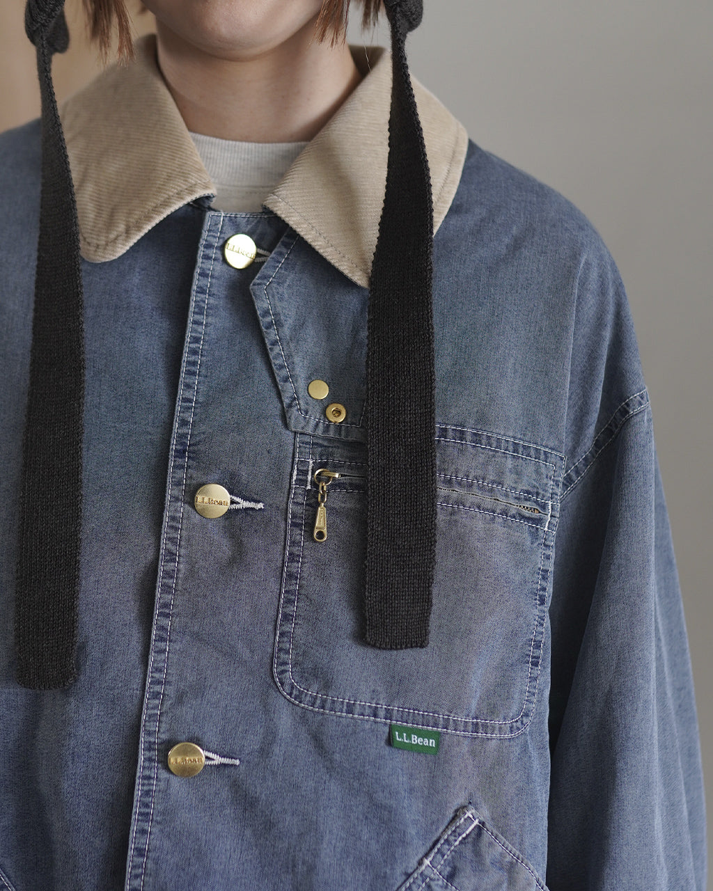 Bean's Field Coat Insulated Indigo 5575-2143