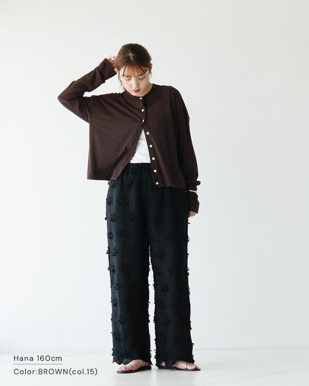 【アウトレット!30%OFF】Luvourdays ラブアワーデイズ シアーハイツイストフライスカーディガン 長袖 サマーカーディガン LV-CT5113【送料無料】