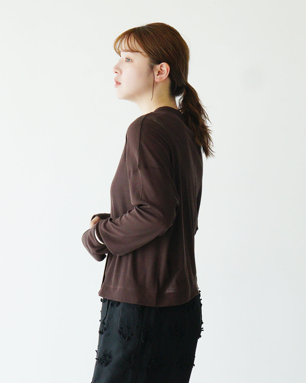 【アウトレット!30%OFF】Luvourdays ラブアワーデイズ シアーハイツイストフライスカーディガン 長袖 サマーカーディガン LV-CT5113【送料無料】