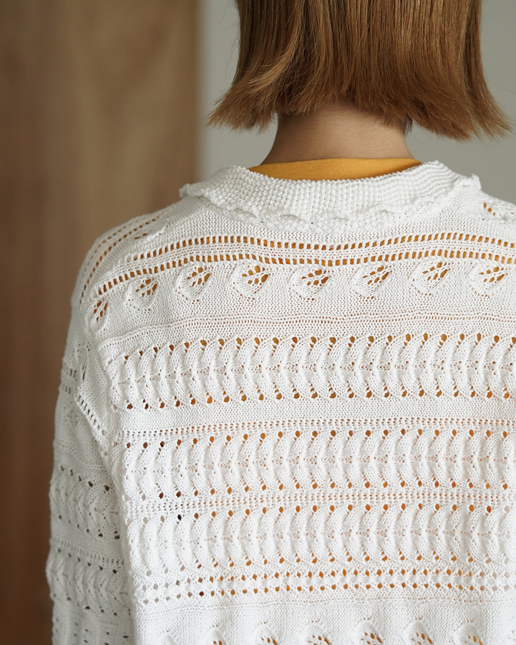 Croche style Polo Knit Shirts LV-KN6118【先行予約】【2026年4月中旬頃入荷予定】