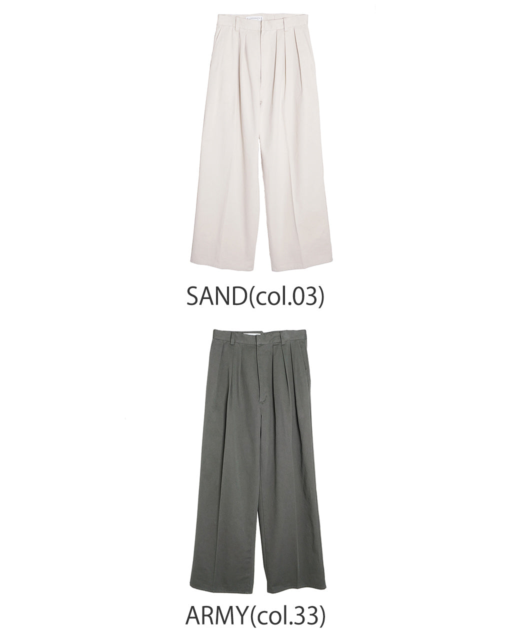 NEW 逆グルカ PANTS 3タック ワイドパンツ チノパンツ タックパンツ フルレングス ボトムス LV-PT4301