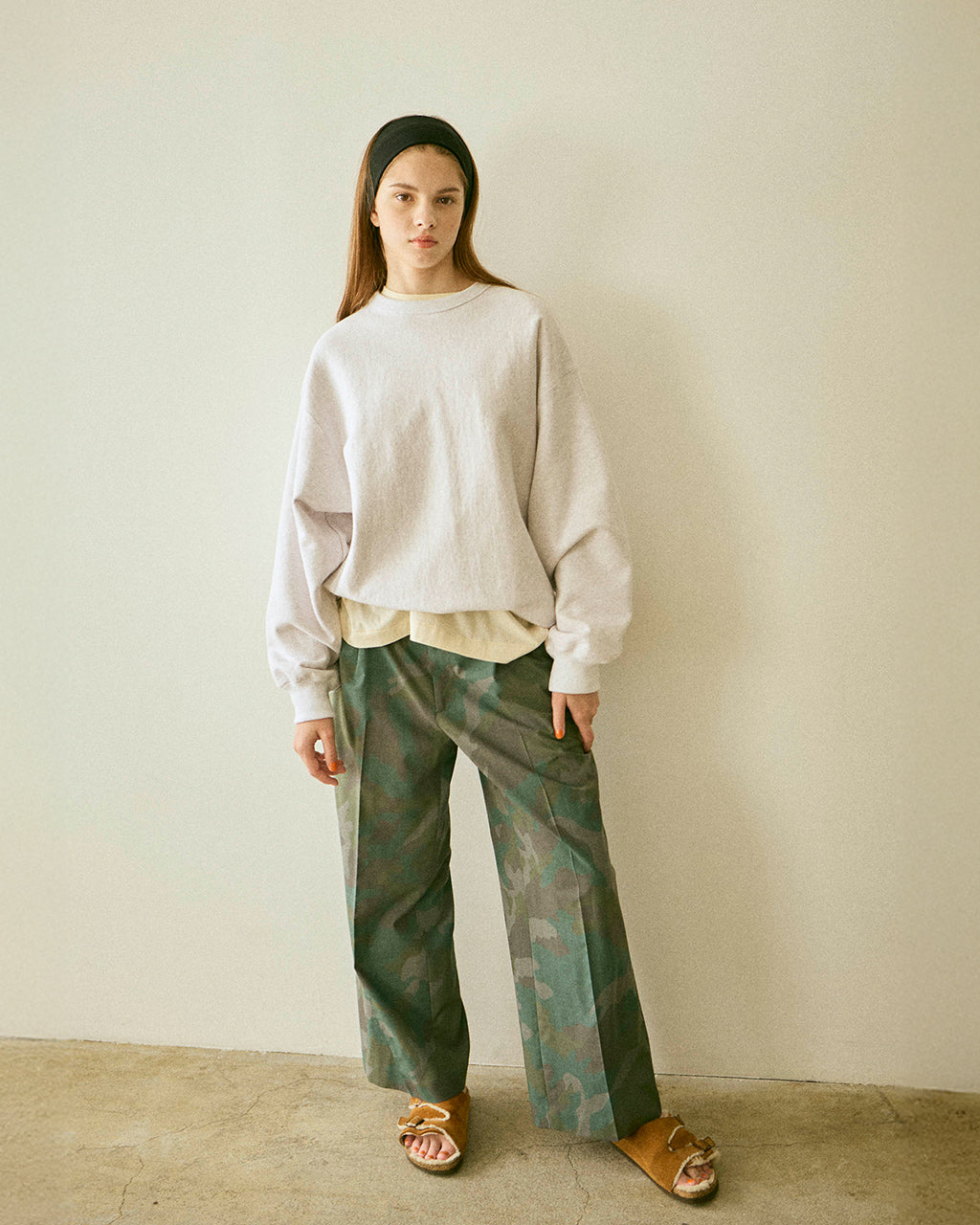 【SALE!20%OFF】迷彩 カモフラージュ柄 スラックス パンツ DAY Slacks USアーミーモカ フルレングス ミリタリー LV-PT5102