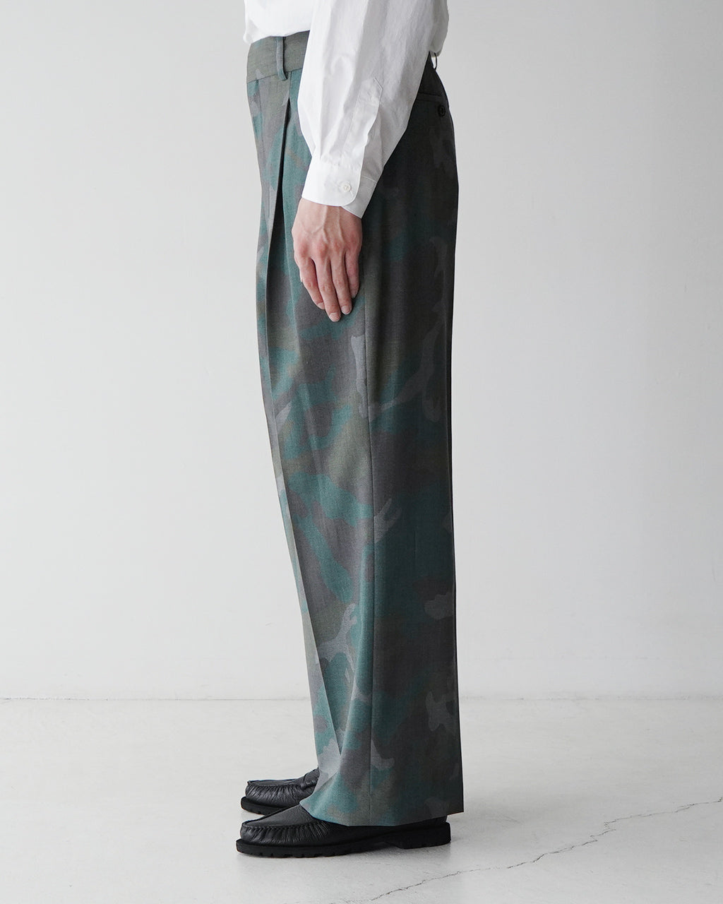 【SALE!20%OFF】迷彩 カモフラージュ柄 スラックス パンツ DAY Slacks USアーミーモカ フルレングス ミリタリー LV-PT5102
