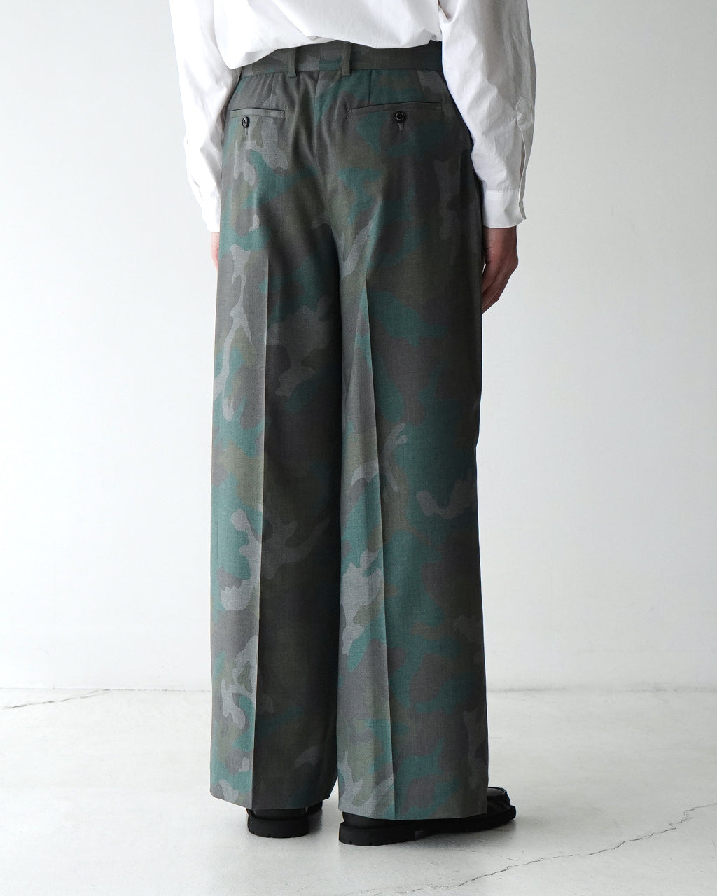 【SALE!20%OFF】迷彩 カモフラージュ柄 スラックス パンツ DAY Slacks USアーミーモカ フルレングス ミリタリー LV-PT5102
