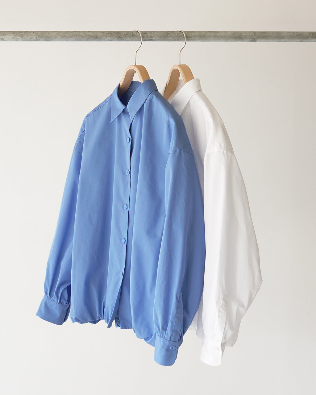 【SALE!40%OFF】 バルーン シャツ Balloon Shirts ブロード生地 長袖 レギュラーカラー LV-SH5108